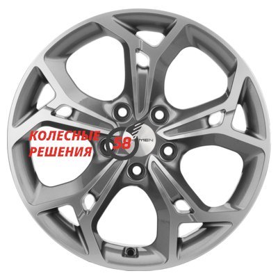 Khomen Wheels KHW1702 (Qashqai) Gray-FP 7x17/5x114.3 D66.1 ET40  