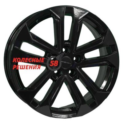 Khomen Wheels KHW1803 (Chery Tiggo 4/Tiggo 7 Pro) Black 7x18/5x108 D60.1 ET33  