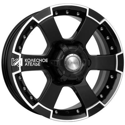 K&K M56-оригинал (КС593) Алмаз черный 7x16/6x139.7 D107.1 ET22  