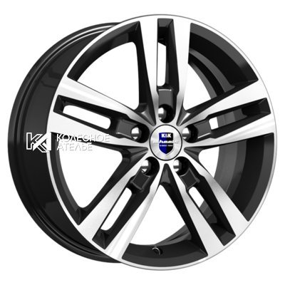 K&K Rassvet (КС868) Алмаз черный SK 6.5x16/5x108 D63.35 ET50  