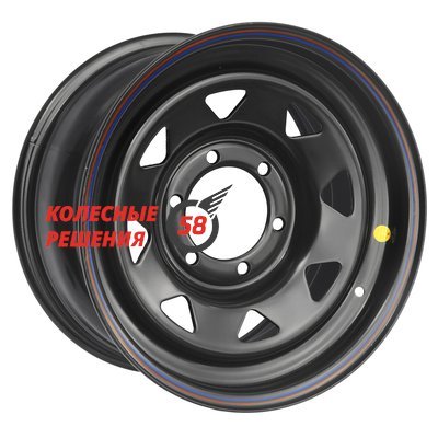 Off-Road Wheels Тойота/Ниссан/L200 2005+ (треуг. мелкий) Черный 8x16/6x139.7 D110 ET30  