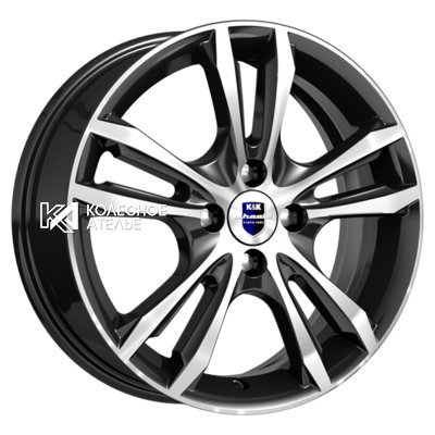 K&K Samara-оригинал (КС866) Алмаз черный SK 6x16/4x100 D60.1 ET37  
