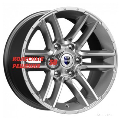 K&K Алгама (КС762) Дарк платинум 8x17/6x139.7 D106.1 ET-20  