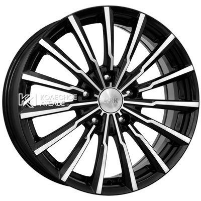K&K Акцент (КС562) Алмаз черный 7x17/5x112 D66.6 ET38  