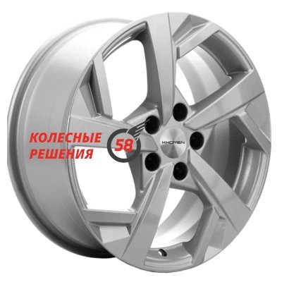 Khomen Wheels KHW1712 (Jac/Москвич 3) F-Silver 7x17/5x108 D54.1 ET40  