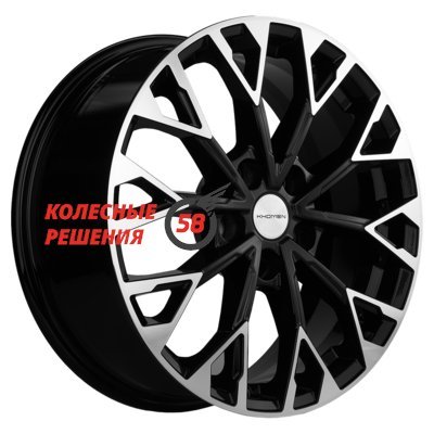 Khomen Wheels KHW1718 (GAC GS4) Black-FP 7x17/5x108 D59.5 ET49  