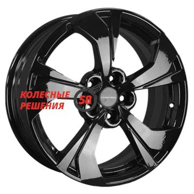 Khomen Wheels KHW1724 (FAW Besturn X80) Black 7x17/5x114.3 D67.1 ET45  