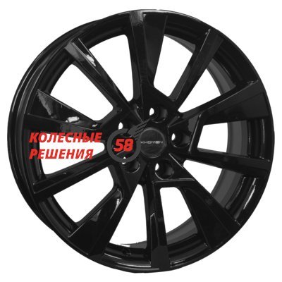Khomen Wheels KHW1802 (Coolray) Black 7x18/5x114.3 D54.1 ET50  