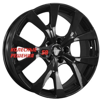 Khomen Wheels KHW1906 (Mazda CX-5/CX-8) Black 7x19/5x114.3 D67.1 ET45  