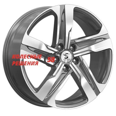 Premium Series КР004 (Tucson) Diamond Gloss Graphite 7.5x19/5x114.3 D67.1 ET53  