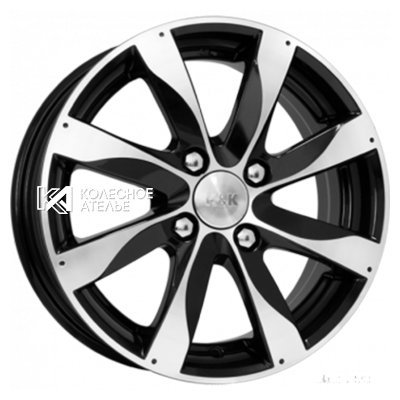 K&K Джемини-оригинал (КС617) Алмаз черный 6x15/4x100 D60.1 ET37  