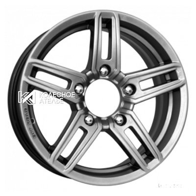 K&K Дон (КС588) Дарк платинум 6.5x16/5x139.7 D98 ET40  