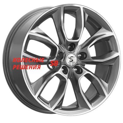 Premium Series КР001 (Outlander) Diamond Gloss Graphite 7x18/5x114.3 D67.1 ET38  